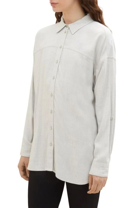 Chemise TOM TAILOR Light Grey 5 Chemise TOM TAILOR Light Grey – Image 3