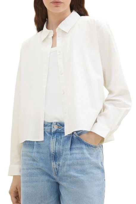 Chemisier TOM TAILOR White 5 Chemisier TOM TAILOR White – Image 3