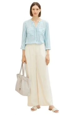 Chemise TOM TAILOR Teal Stripe -Femme Mode Vêtements Magasin tt 25324 3