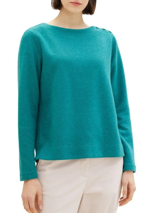Sweat Femme TOM TAILOR Green 5 Sweat Femme TOM TAILOR Green – Image 3