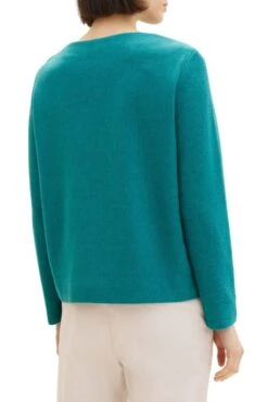Sweat Femme TOM TAILOR Green 9 Sweat Femme TOM TAILOR Green -Femme Mode Vêtements Magasin tt 25671 2