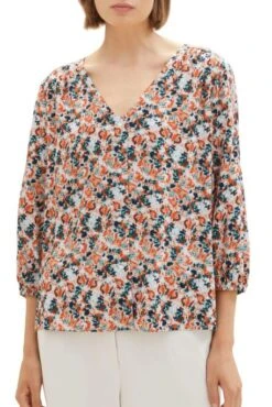 Chemisier TOM TAILOR Grey Floral 8 Chemisier TOM TAILOR Grey Floral -Femme Mode Vêtements Magasin tt 25673 1