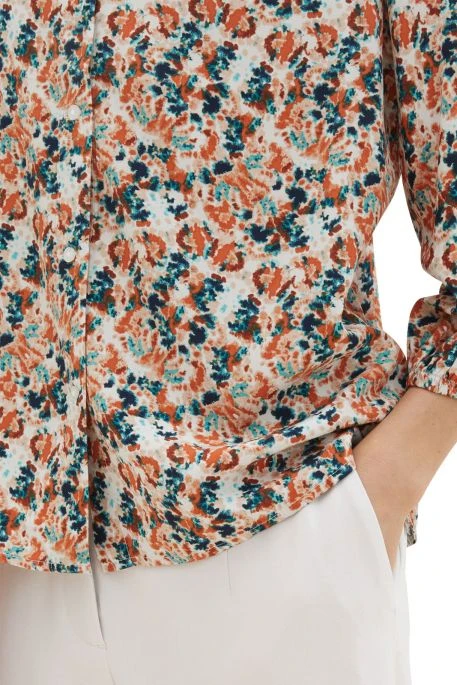 Chemisier TOM TAILOR Grey Floral 3 Chemisier TOM TAILOR Grey Floral