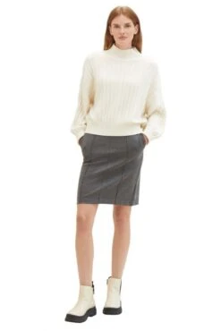Jupe TOM TAILOR Shady Grey -Femme Mode Vêtements Magasin tt 25917 4