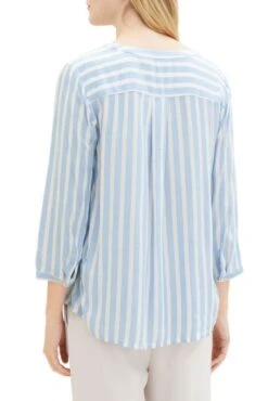 Chemise TOM TAILOR Blue Stripe 8 Chemise TOM TAILOR Blue Stripe -Femme Mode Vêtements Magasin tt 26190 2