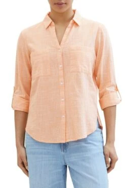 Chemisier TOM TAILOR Orange -Femme Mode Vêtements Magasin tt 26386 1