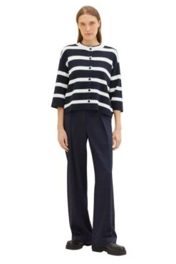 Gilet TOM TAILOR Navy Stripe 11 Gilet TOM TAILOR Navy Stripe -Femme Mode Vêtements Magasin tt 26488 3