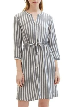 Robe TOM TAILOR Offwhite Stripe -Femme Mode Vêtements Magasin tt 26725 1