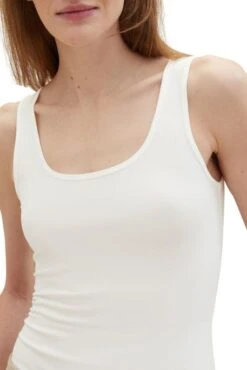 Débardeur TOM TAILOR Whisper White -Femme Mode Vêtements Magasin tt 26729 3