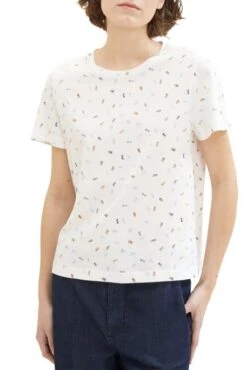 Tee Shirt TOM TAILOR Multi Minimal -Femme Mode Vêtements Magasin tt 26739 1