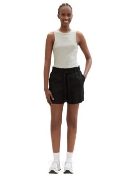 Short TOM TAILOR Black Noeud -Femme Mode Vêtements Magasin tt 26876 4