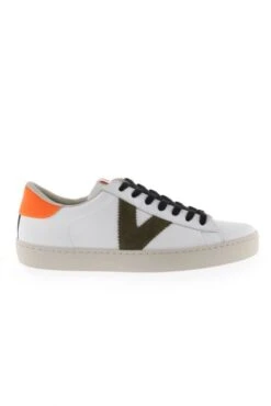 Baskets VICTORIA Berlin Leather And Neon Trainers -Femme Mode Vêtements Magasin victoria 23377 1