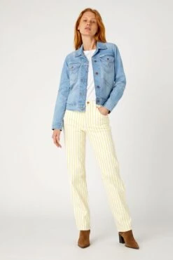 Blouson En Jean WRANGLER ICON Blue Sunrise 9 Blouson En Jean WRANGLER ICON Blue Sunrise -Femme Mode Vêtements Magasin wrangler w4wj73y97 3