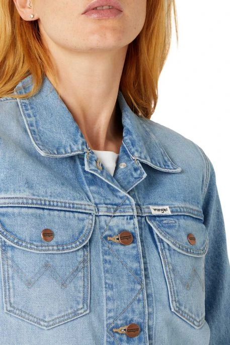 Blouson En Jean WRANGLER ICON Blue Sunrise 5 Blouson En Jean WRANGLER ICON Blue Sunrise – Image 3