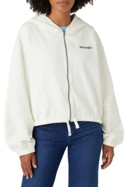 Sweat WRANGLER ZIP HOODIE Vanilla Ice