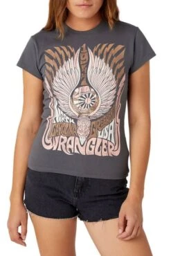 Tee Shirt WRANGLER SHRUNKEN Gray
