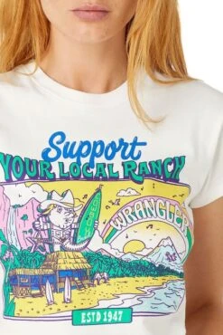 Tee Shirt WRANGLER SHRUNKEN Worn White 8 Tee Shirt WRANGLER SHRUNKEN Worn White -Femme Mode Vêtements Magasin wrangler w7fdeew02 3