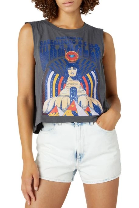 Tee Shirt WRANGLER SLEEVELESS Gray 5 Tee Shirt WRANGLER SLEEVELESS Gray – Image 3