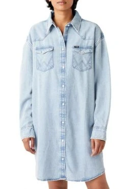 Robe WRANGLER Light Indigo 9 Robe WRANGLER Light Indigo -Femme Mode Vêtements Magasin wrangler w9p6 lw x4e 2