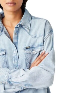 Robe WRANGLER Light Indigo 8 Robe WRANGLER Light Indigo -Femme Mode Vêtements Magasin wrangler w9p6 lw x4e 4