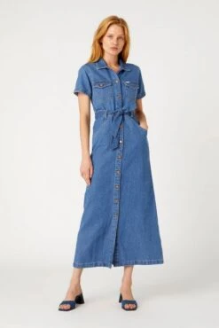 Robe WRANGLER SEAMED Mid Stone -Femme Mode Vêtements Magasin wrangler w9r5ll39c 3